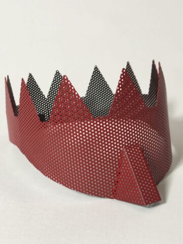 mask - crown red