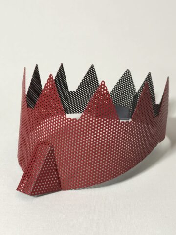 mask - crown red
