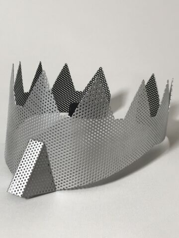 mask - crown silver