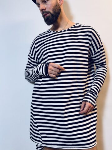 Streifenshirt - schwarzweiss