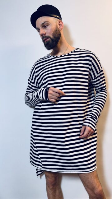 Streifenshirt - schwarzweiss