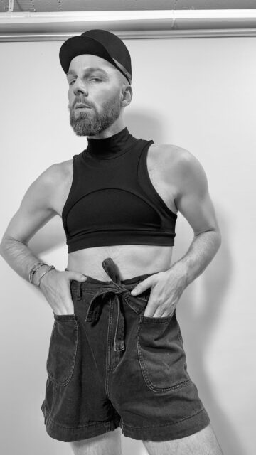 harness crop top